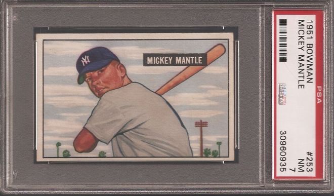 Mantle Bowman RC PSA