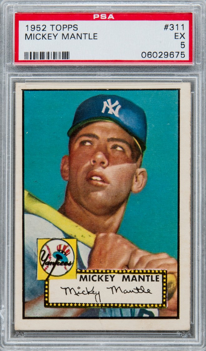 '52 Mantle PSA 5